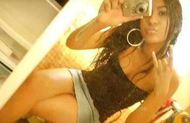 Chicks on camaras and cellphone
