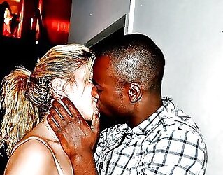 Bi-Racial smooching