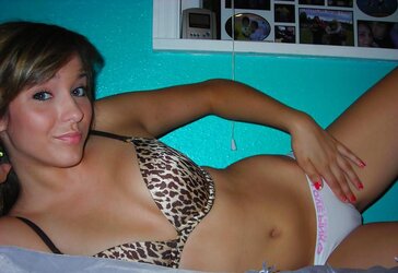 Uber-Sexy teenagers playing in undies