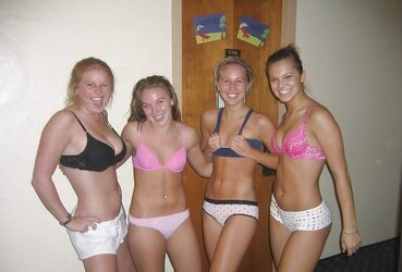 Uber-Sexy teenagers playing in undies