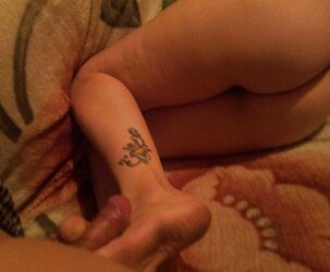 Footjobs from wife