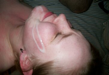 I came on her face