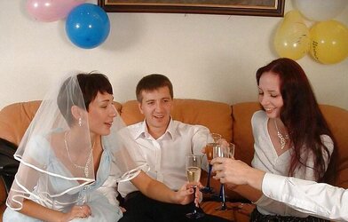 Just married, just smashed
