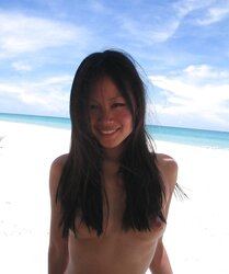 Asian sweetie on holiday