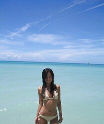 Asian sweetie on holiday