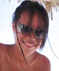 Asian sweetie on holiday