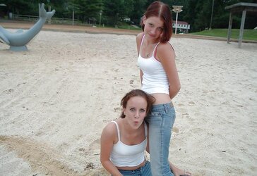 Teenagers with super-steamy figures