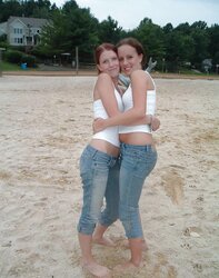 Teenagers with super-steamy figures