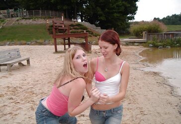 Teenagers with super-steamy figures