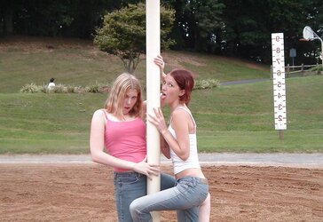 Teenagers with super-steamy figures