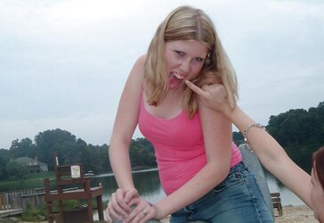Teenagers with super-steamy figures