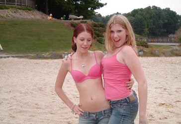 Teenagers with super-steamy figures