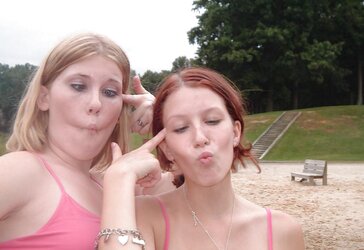 Teenagers with super-steamy figures