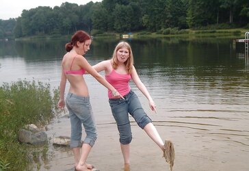 Teenagers with super-steamy figures