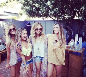 Ashley Tisdale - beach bday soiree