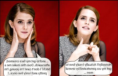 Emma Watson Caption Mingle (female dom, ladyboy, vicious, vanilla