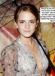 Emma Watson Caption Mingle (female dom, ladyboy, vicious, vanilla