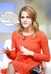 Emma Watson Caption Mingle (female dom, ladyboy, vicious, vanilla
