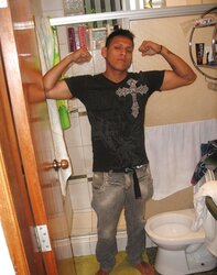 A boxer masculine, prepared for anything