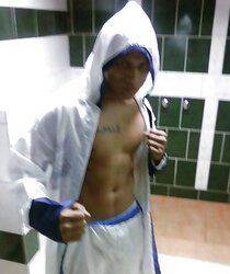 A boxer masculine, prepared for anything