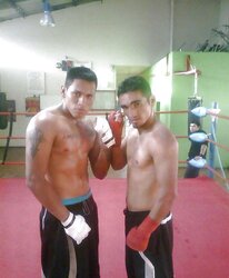 A boxer masculine, prepared for anything