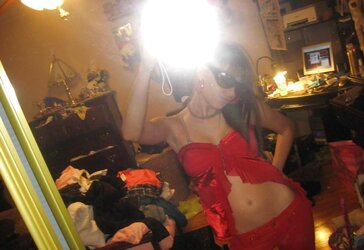 College teenager selfshots