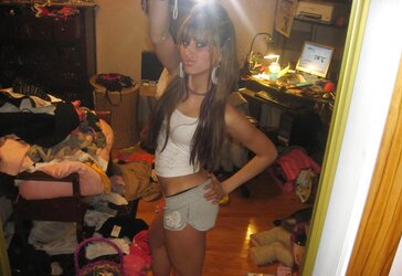 College teenager selfshots