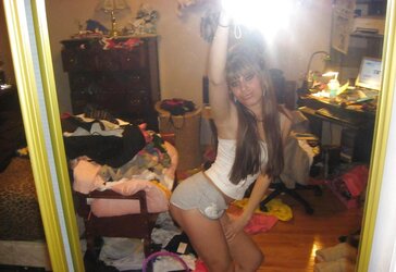 College teenager selfshots