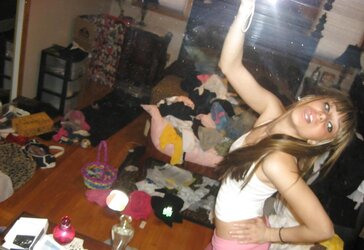 College teenager selfshots