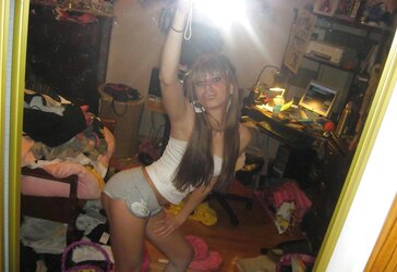 College teenager selfshots