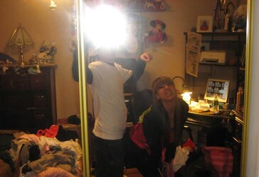 College teenager selfshots