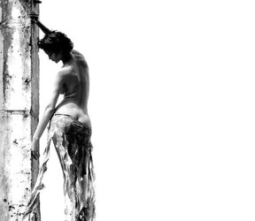 Partially clad erotica