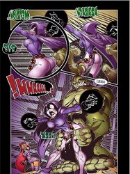 Splendid Dark-Hued Nymphs... Delicious and Super-Naughty Cartoon Women