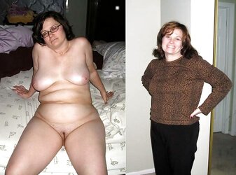 Plumper clad disrobed three.