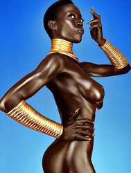 Super-Steamy dark-hued sexgodess