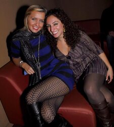 Ebony and brown pantyhouse