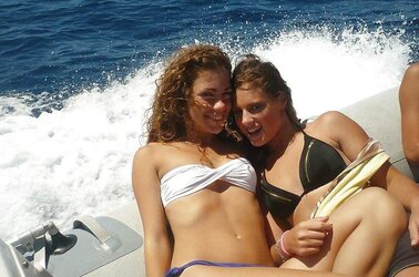 Exceptional towheaded swimsuit teenager