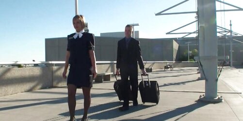 Sole Fetish - Flight Attendants Tiny Dark-Hued Book