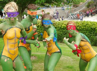 Nasty naturist dolls showcasing their g-spots