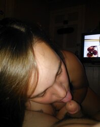 Point of view deep throat