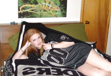 Revealed Wifey--Raiders Admirer With a Facial Cumshot!