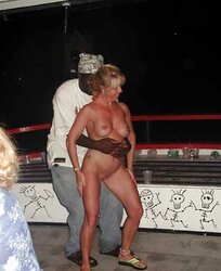 106 Multiracial duo naked on the beach