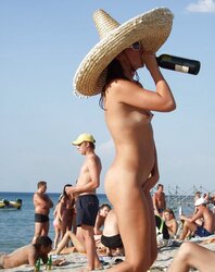 Voyeur a la plage