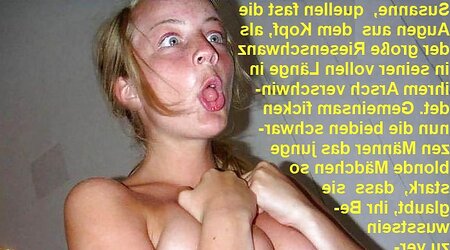 German Captions -Traeume junger weisser Frauen- Teil 1 suck off.