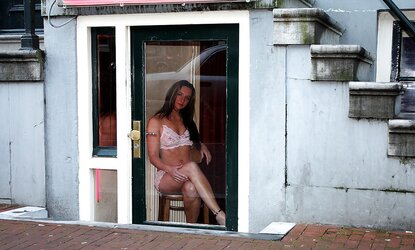 Street prostitutes, cheap trashy fucksluts