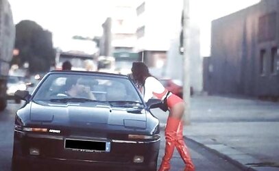 Street prostitutes, cheap trashy fucksluts