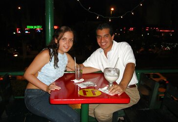 My wifey and i on holiday