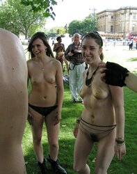 Bare bike protest