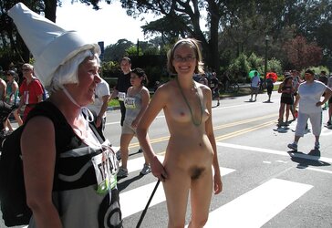 Bare bike protest