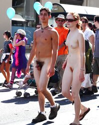 Bare bike protest
